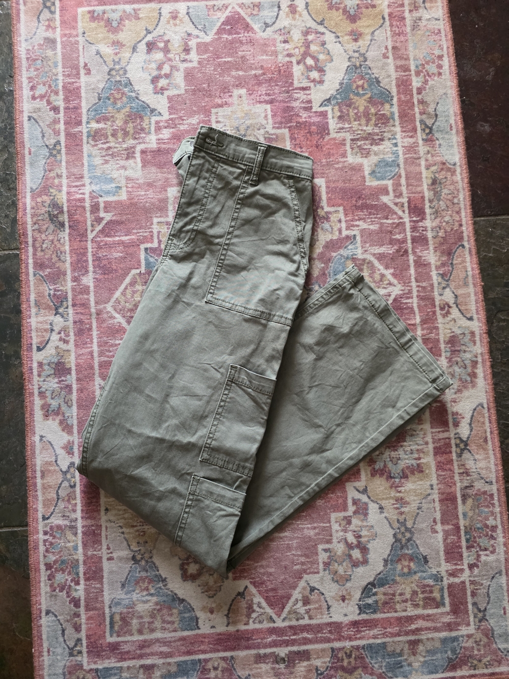 No Boundaries Olive Utility Cargo Pants